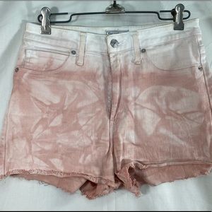 Pink Dip Dye Shorts